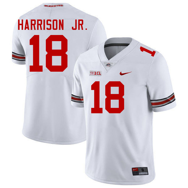 Marvin Harrison Jr. Ohio State Buckeyes Jersey College Football Uniforms-White